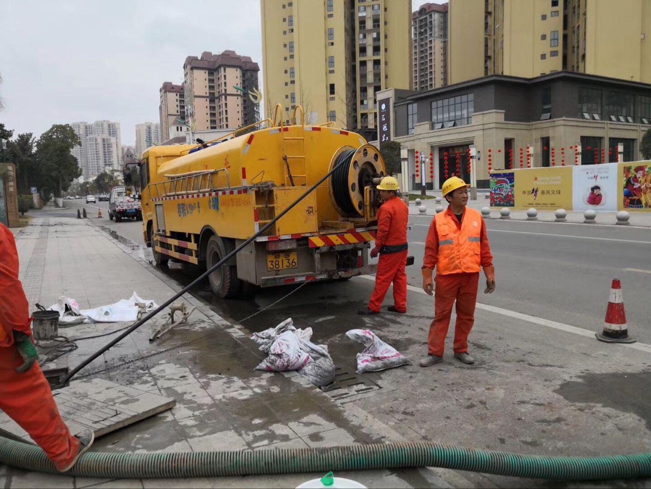 富民排污管道清淤-管道清洗